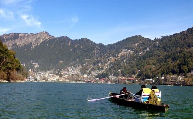 
A Boat ride in the Naina lake, nainital