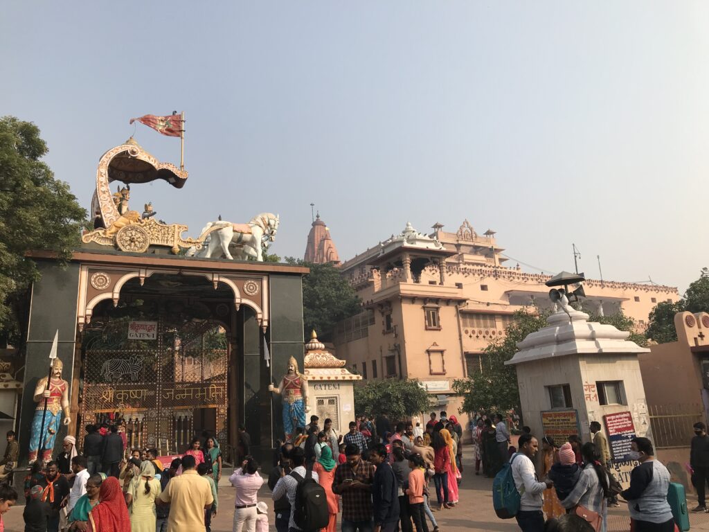 The temple entrance gate