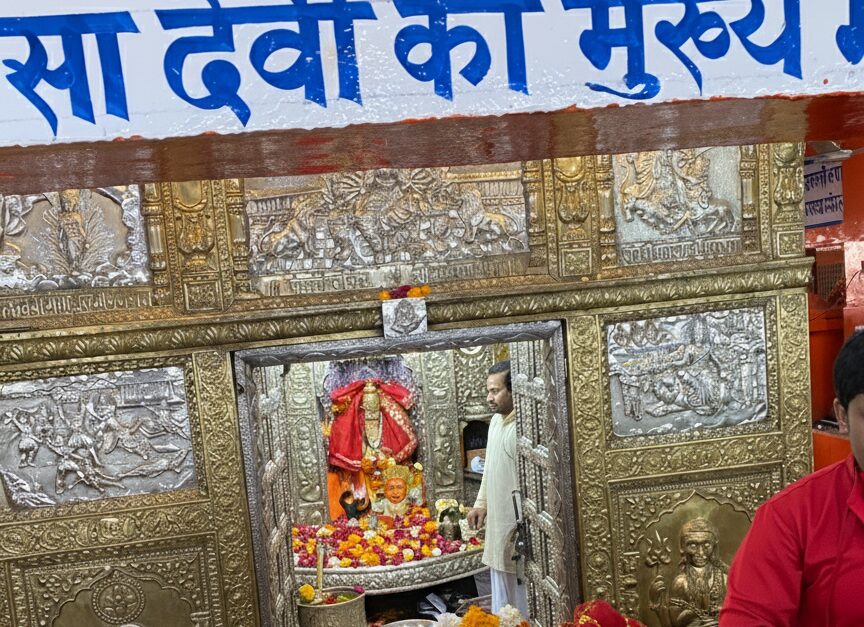 At the divine abode of Maa Mansa Devi — where faith climbs higher than the hills